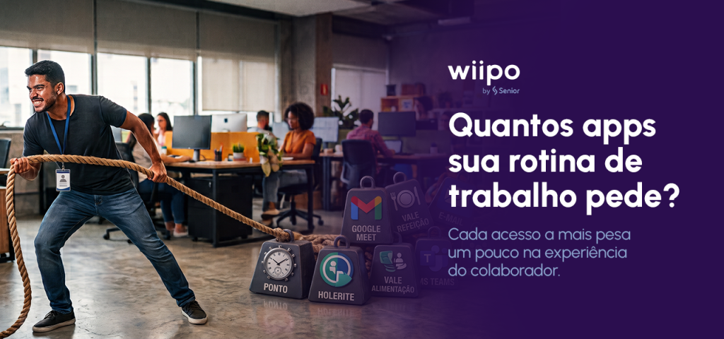 Quantos apps o colaborador realmente usa no trabalho, banner de capa do artigo Wiipo